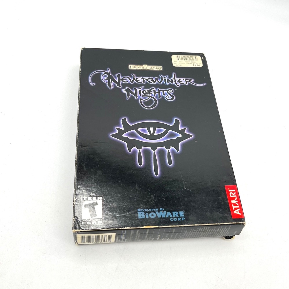 Neverwinter Nights PC Big Box Game BioWare Forgotten Realms D&D with Cloth Map